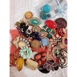 Costume Retro Brooches Bundle Of 5 Pieces Upcycled